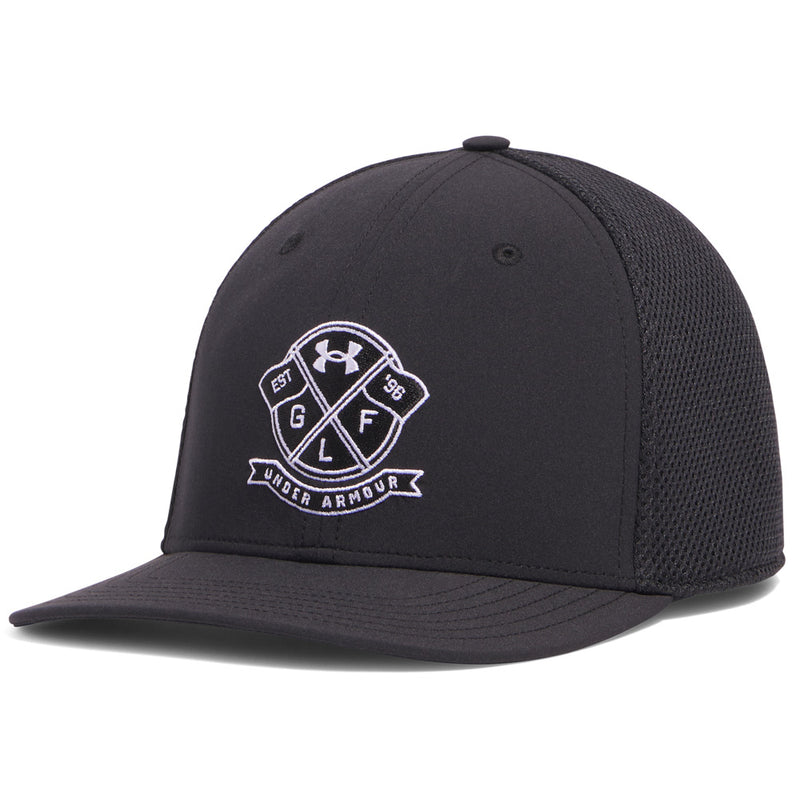 Under Armour Iso-chill Drive Low Stretch Fit Cap - Black/White