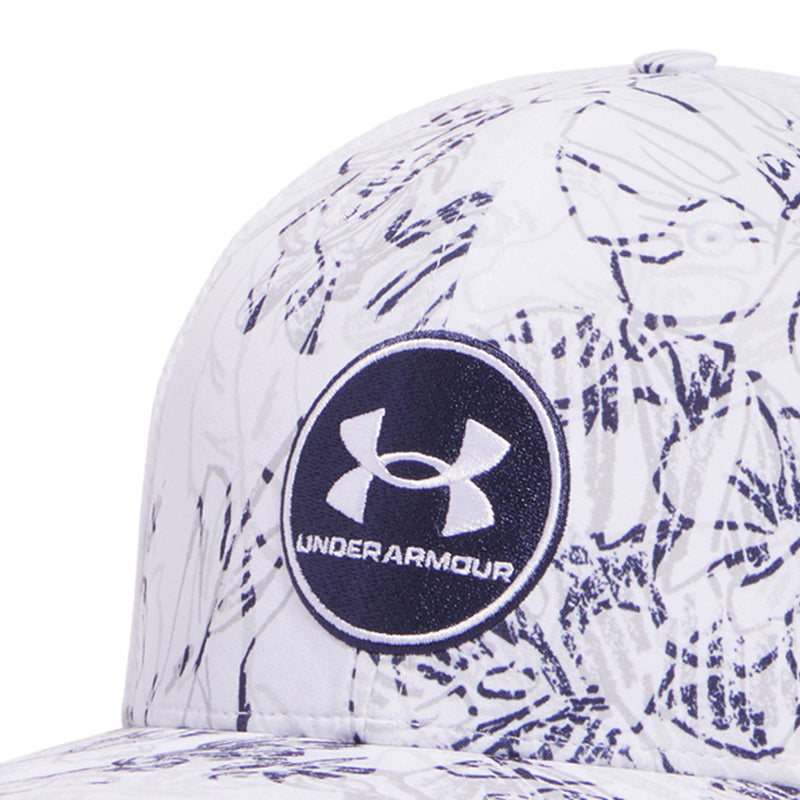 Under Armour Iso-chill Drive Low Stretch Fit Cap - White/White/Blue