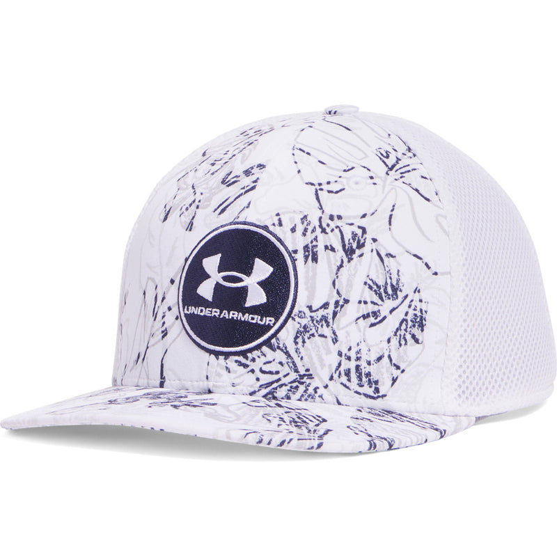 Under Armour Iso-chill Drive Low Stretch Fit Cap - White/White/Blue