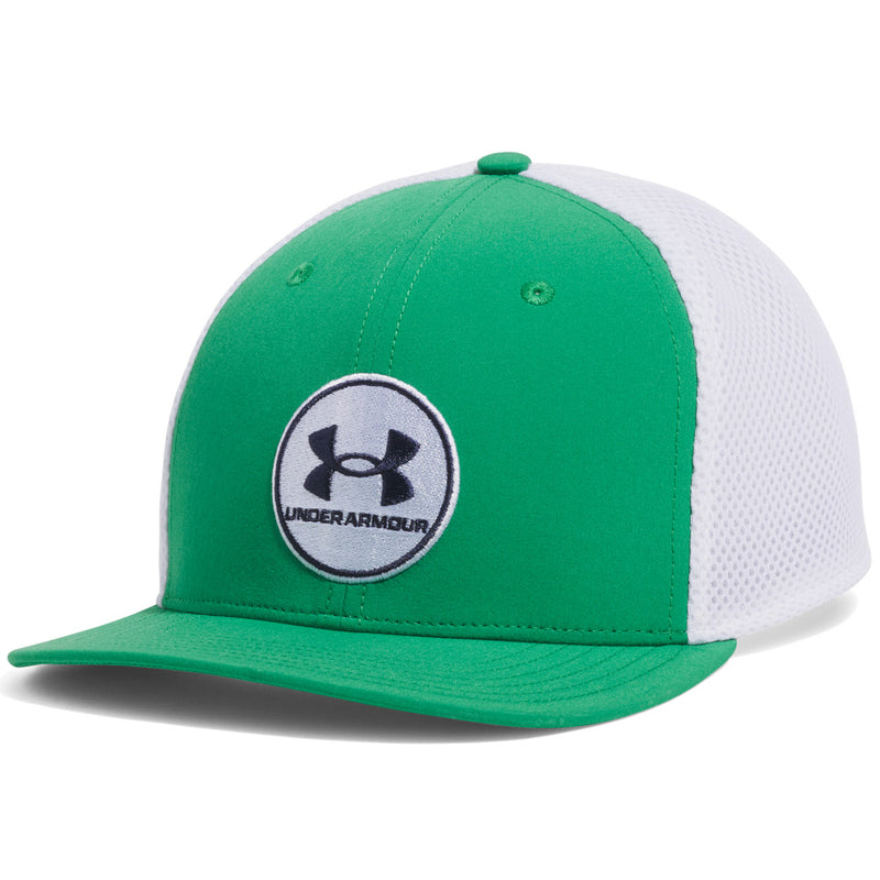 Under Armour Iso-chill Drive Low Stretch Fit Cap - Green/Midnight Navy