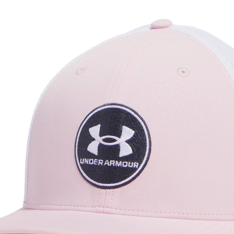 Under Armour Iso-chill Drive Low Stretch Fit Cap - Prime Pink/White