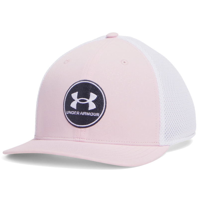 Under Armour Iso-chill Drive Low Stretch Fit Cap - Prime Pink/White