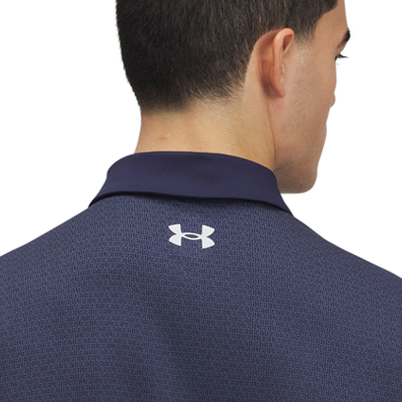 Under Armour Tee To Green Printed Polo Shirts - Midnight Navy/Halo Gray