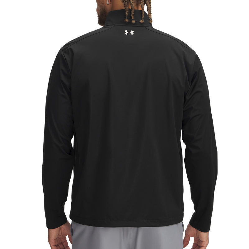 Under Armour Drive Wind Full Zip Pullover - Black/White