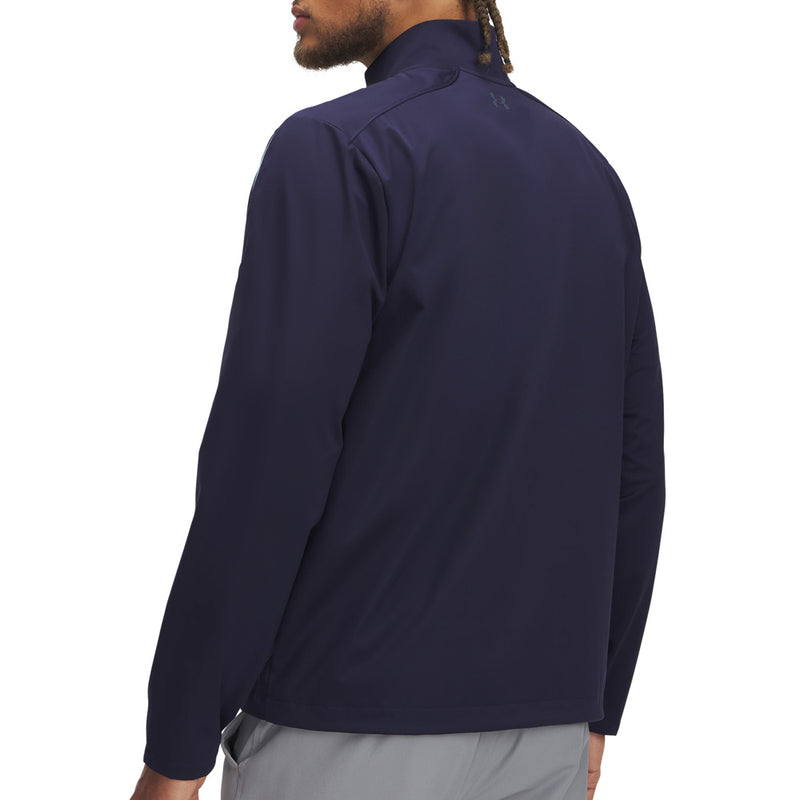 Under Armour Drive Wind Full Zip Pullover - Midnight Navy/Downpour Grey/Downpour Grey