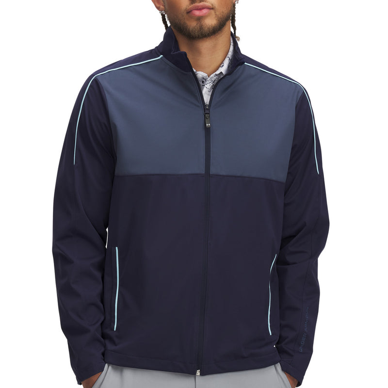 Under Armour Drive Wind Full Zip Pullover - Midnight Navy/Downpour Grey/Downpour Grey