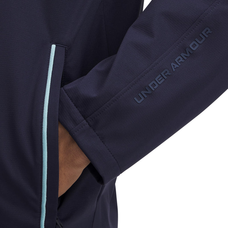 Under Armour Drive Wind Full Zip Pullover - Midnight Navy/Downpour Grey/Downpour Grey