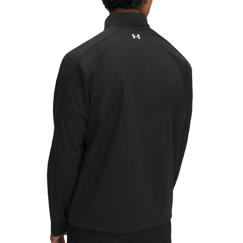 Under Armour Drive Wind Half Zip Pullover - Black/White