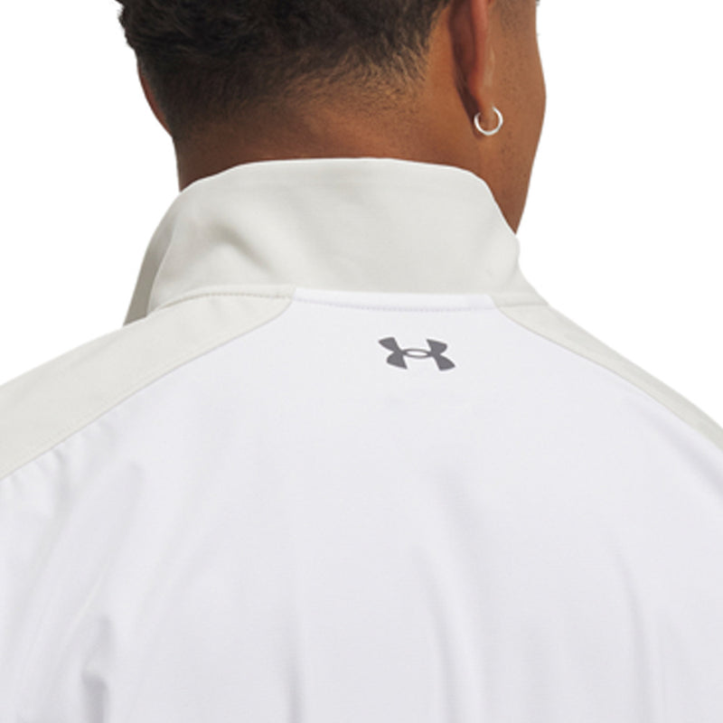 Under Armour Drive Wind Half Zip Pullover - Summit White/White/Castlerock