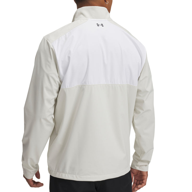 Under Armour Drive Wind Half Zip Pullover - Summit White/White/Castlerock