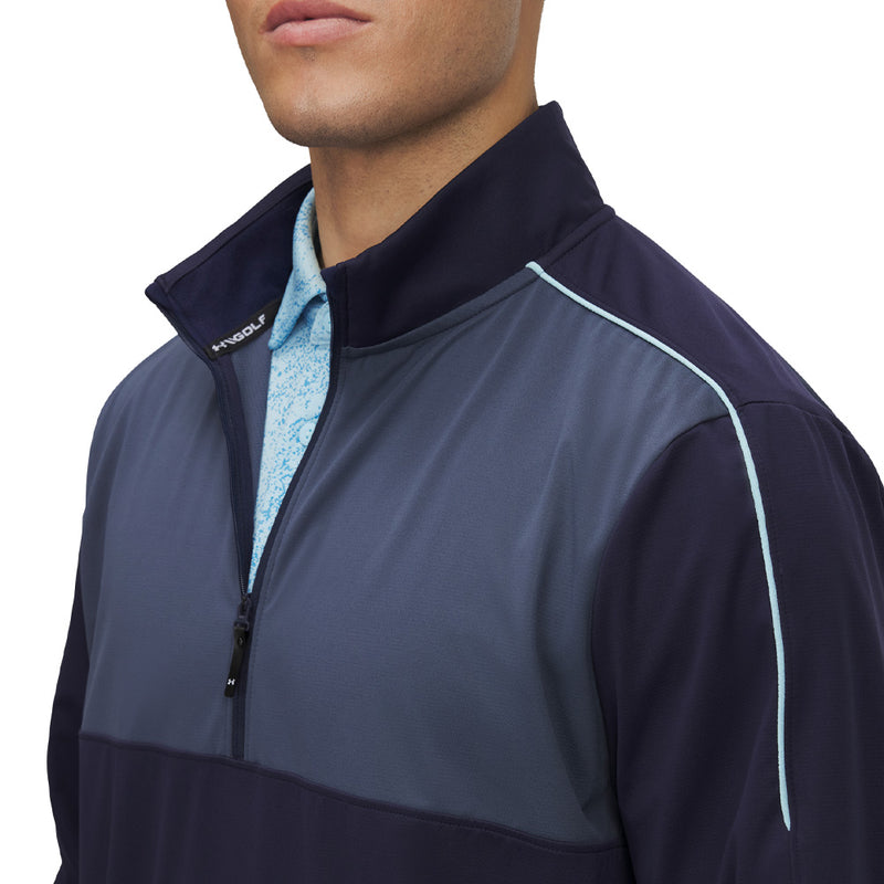 Under Armour Drive Wind Half Zip Pullover - Midnight Navy/Downpour Grey/Downpour Grey