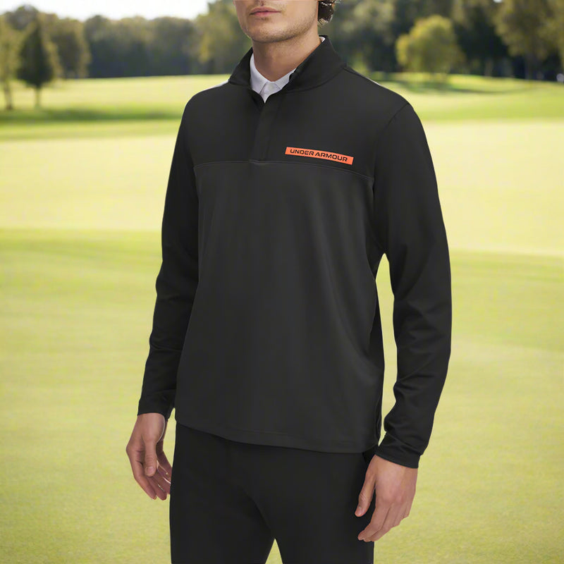 Under Armour T2G 1/4 Zip Pullover - Black/Anthracite/Fire