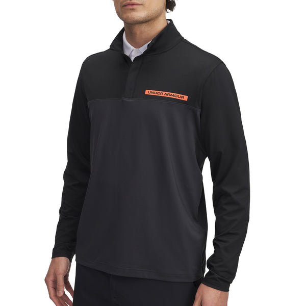 Under Armour T2G 1/4 Zip Pullover - Black/Anthracite/Fire