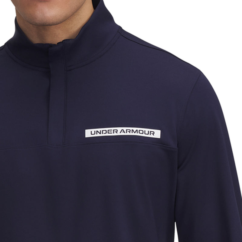 Under Armour T2G 1/4 Zip Pullover - Midnight Navy/White