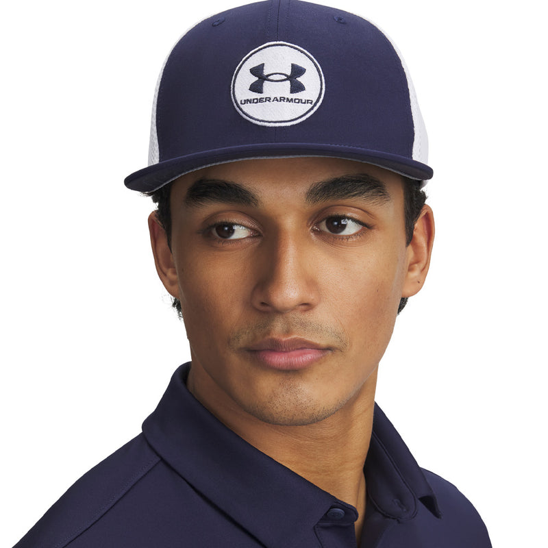 Under Armour Iso-chill Drive Low Stretch Fit Cap - Midnight Navy/Midnight Navy