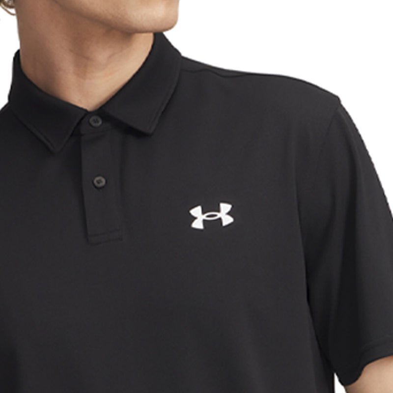 Under Armour T2G Pique Polo Shirt - Black/White