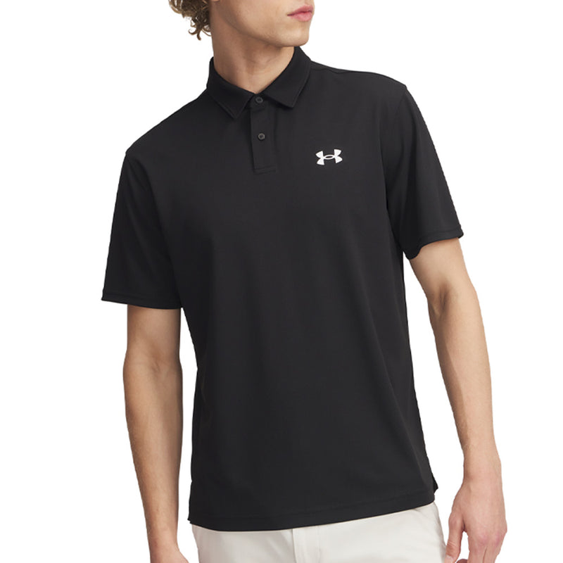 Under Armour T2G Pique Polo Shirt - Black/White