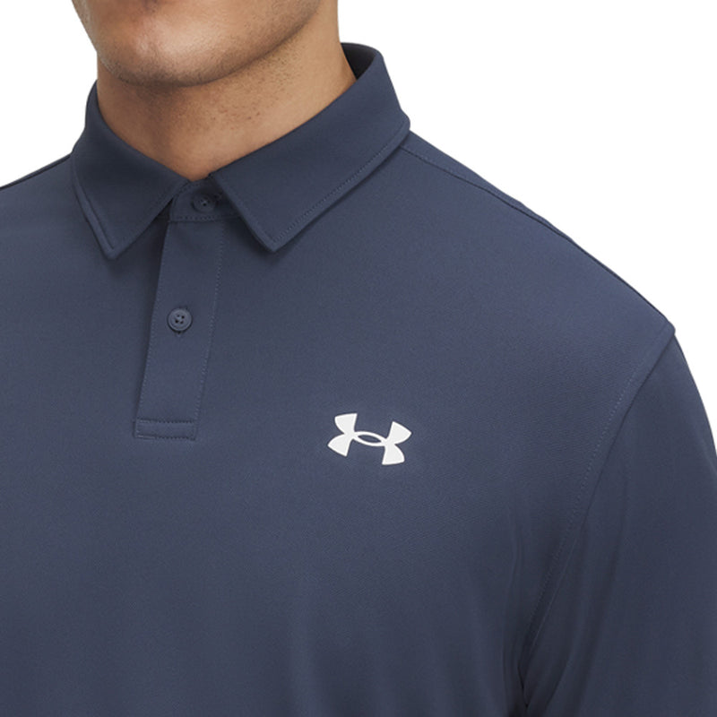 Under Armour T2G Pique Polo Shirt - Downpour Grey/White