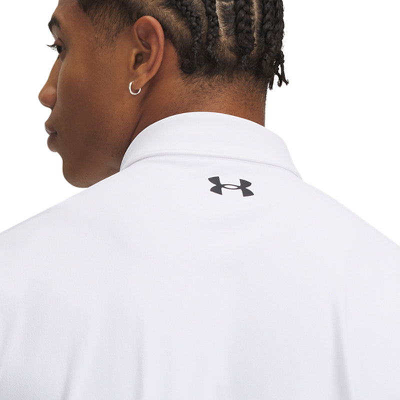 Under Armour T2G Pique Polo Shirt - White/Black