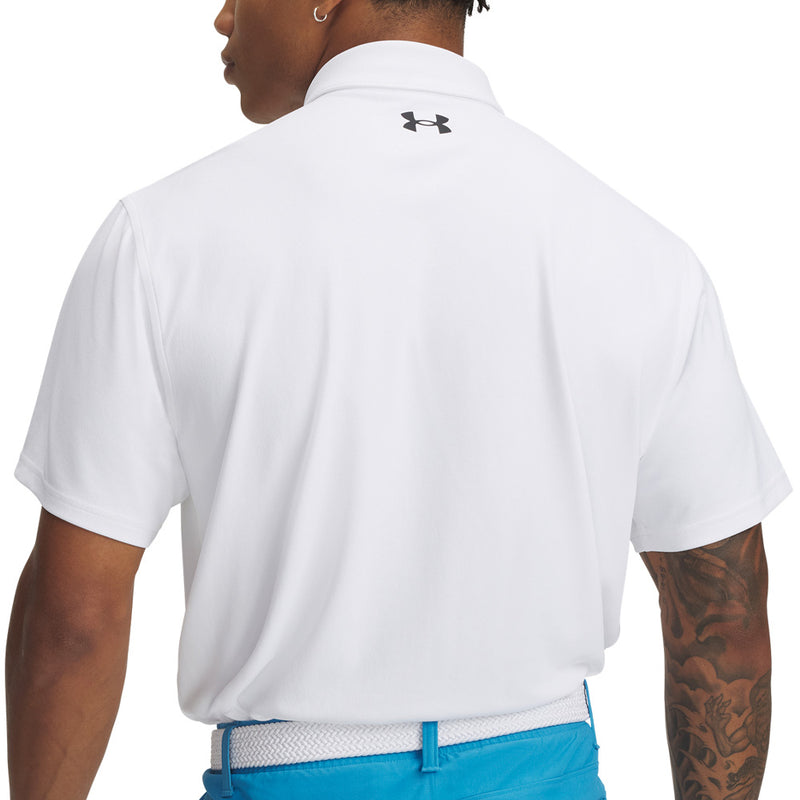 Under Armour T2G Pique Polo Shirt - White/Black