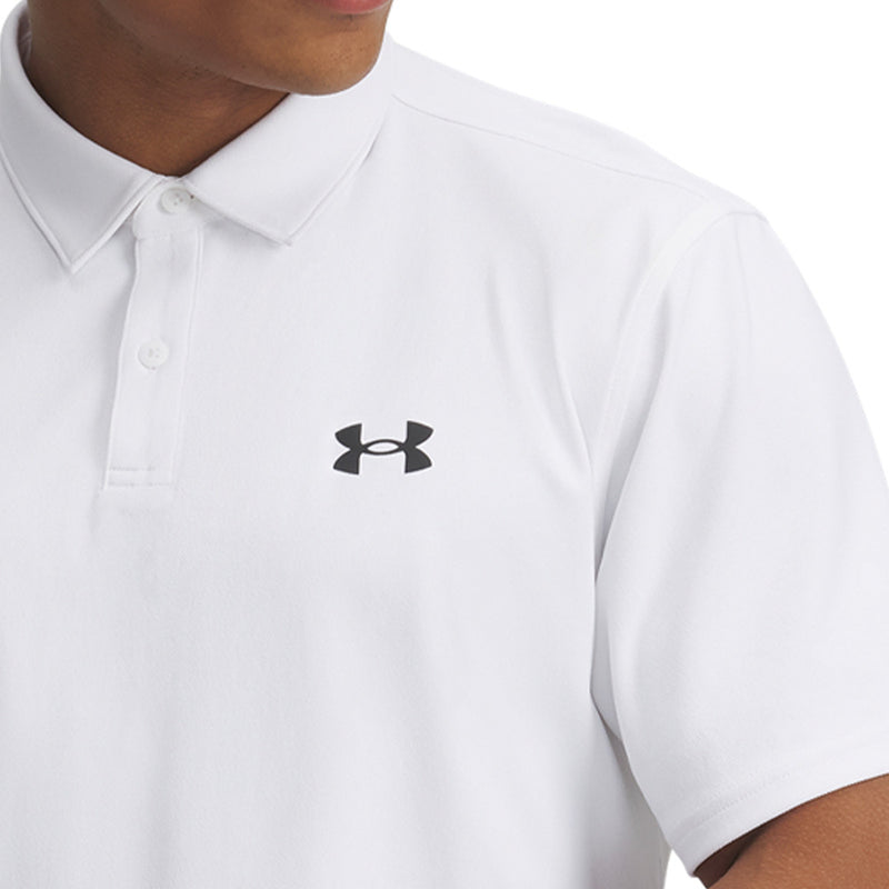 Under Armour T2G Pique Polo Shirt - White/Black