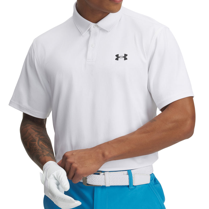 Under Armour T2G Pique Polo Shirt - White/Black