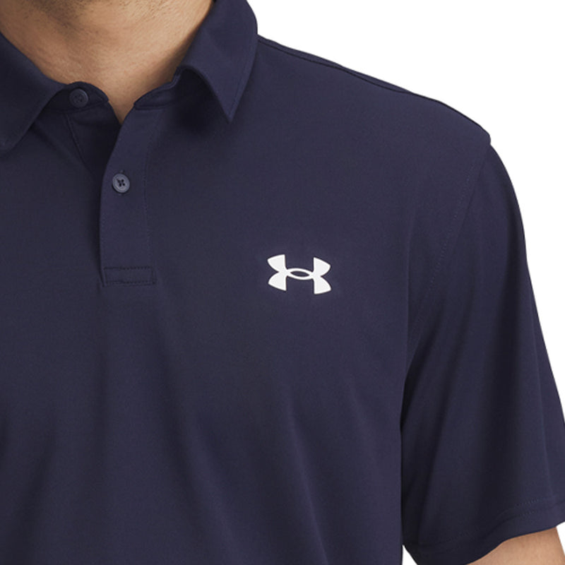 Under Armour T2G Pique Polo Shirt - Midnight Navy/White