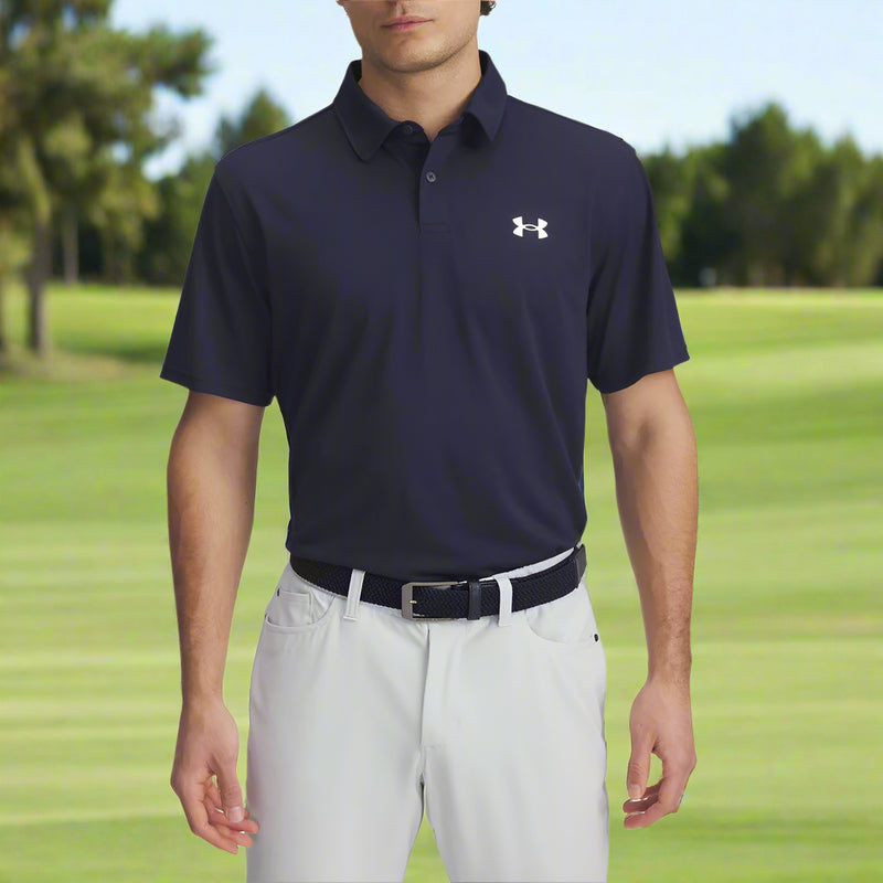 Under Armour T2G Pique Polo Shirt - Midnight Navy/White