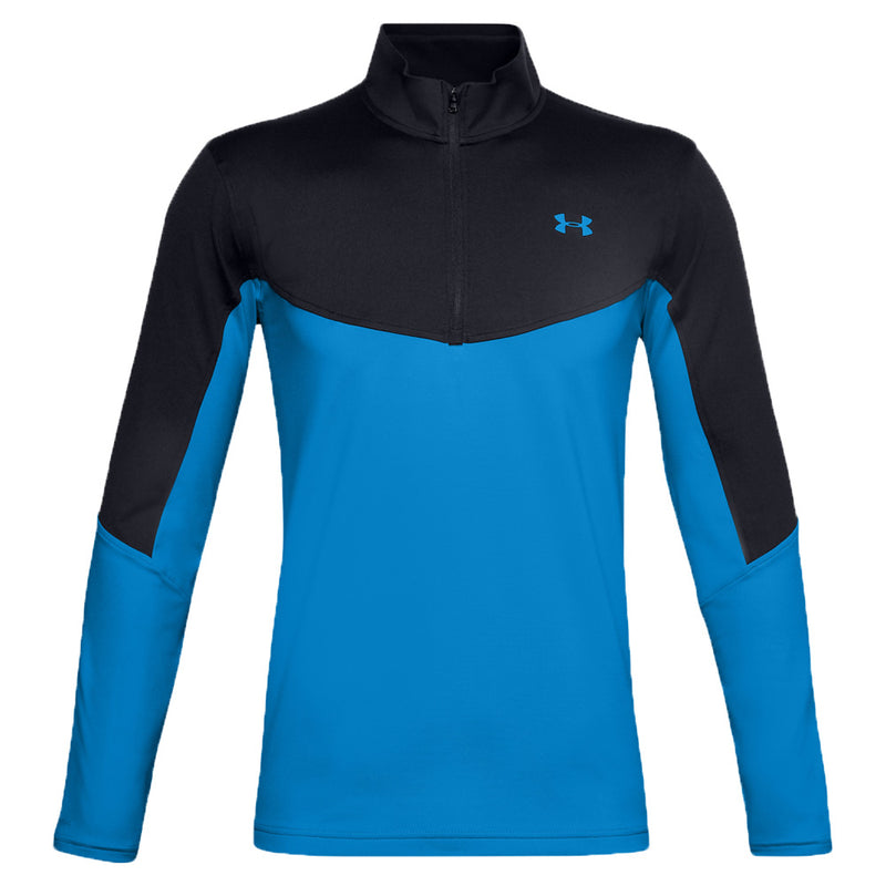 Under Armour Storm Midlayer 1/2 Zip Golf Sweater - Electric Blue/Black