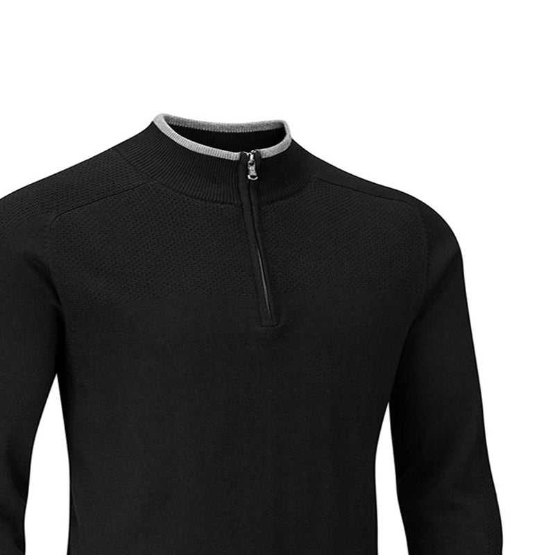 Stuburt Vapour Casual 1/2 Zip Lined Sweater - Black