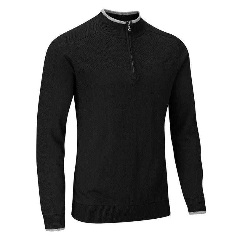 Stuburt Vapour Casual 1/2 Zip Lined Sweater - Black