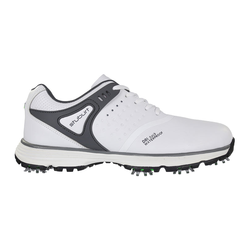 Stuburt Evolve Tour Spiked Golf Shoe - White/Storm