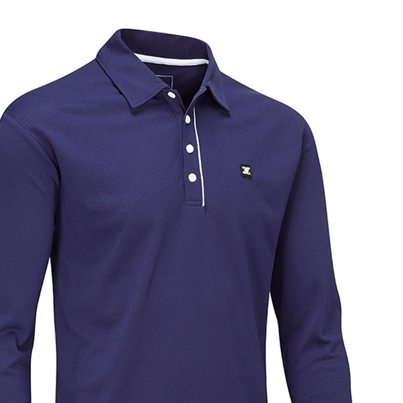 Stuburt Urban Long Sleeve Polo - Midnight