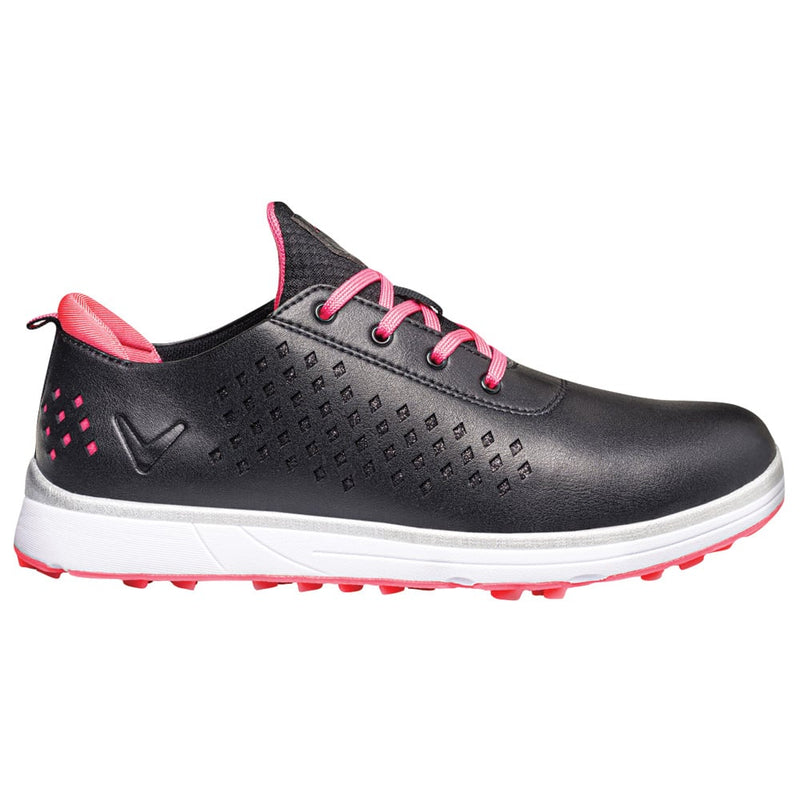 Callaway Halo Diamond Ladies Spikeless Shoe - Black/Pink