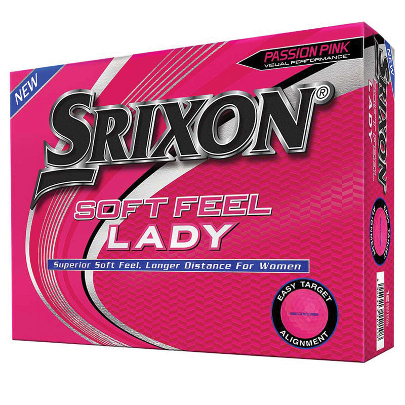 Srixon Soft Feel Lady Golf Balls - Passion Pink