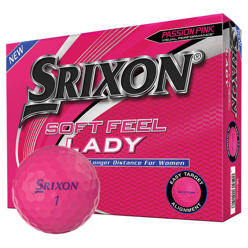 Srixon Soft Feel Lady Golf Balls - Passion Pink