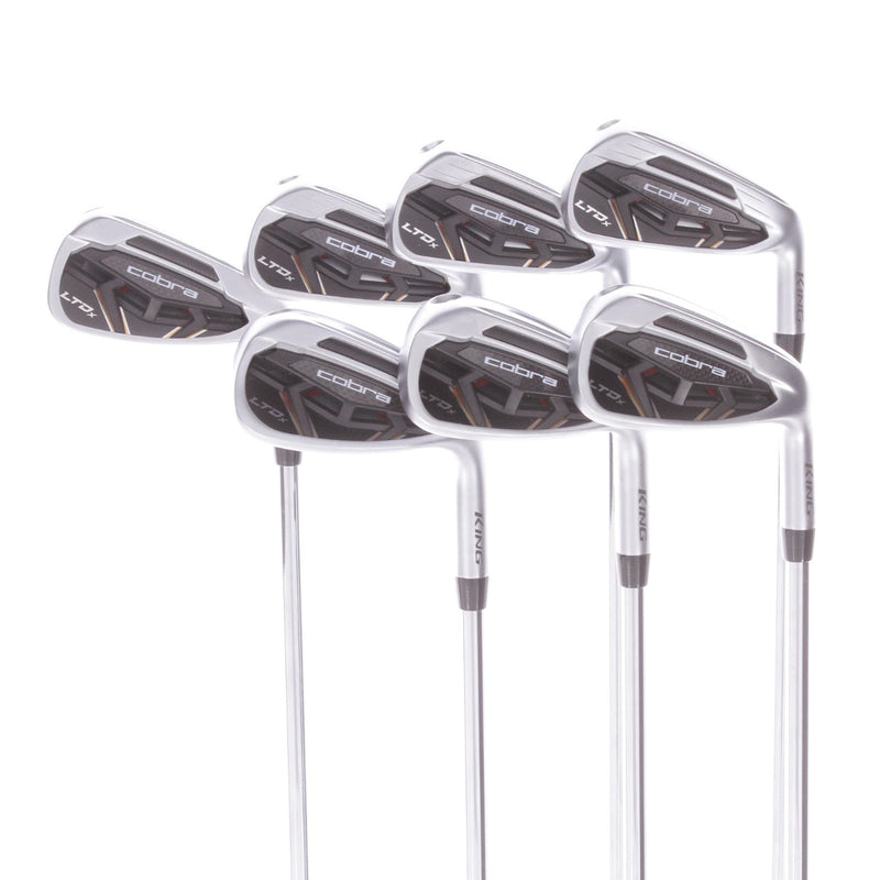 Cobra LTD X Steel Men's Right Hand Irons 5-PW+GW Regular - KBS