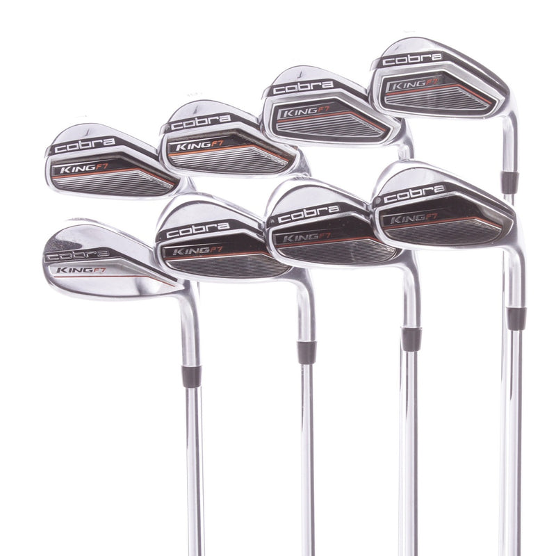 Cobra KING F7 Steel Men's Right Hand Irons 4-SW Extra Stiff - PROJECT X LZ 6.5 125G