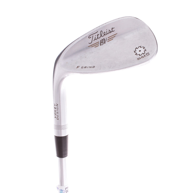 Titleist SM5 Steel Men's Left Hand Gap Wedge 52 Degree 12 Bounce Wedge Flex - BV Vokey Design