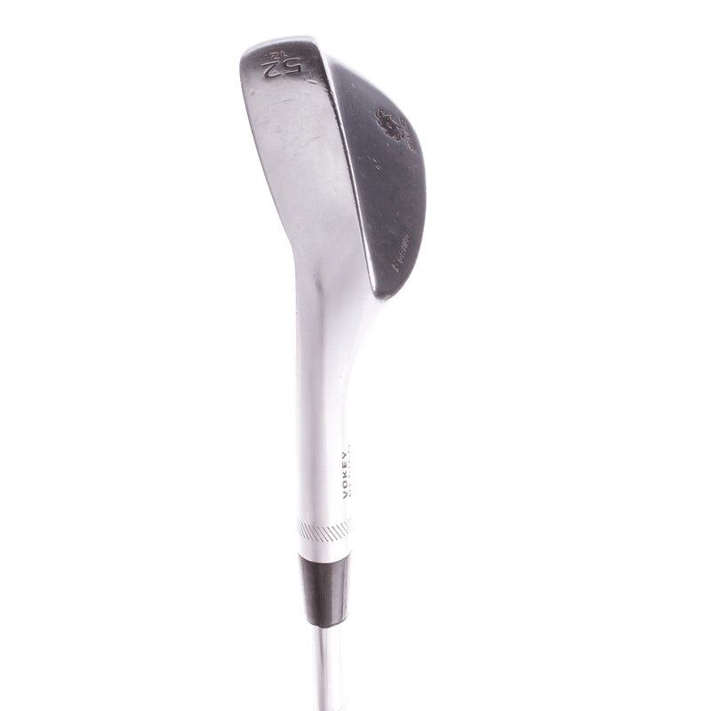 Titleist SM5 Steel Men's Left Hand Gap Wedge 52 Degree 12 Bounce Wedge Flex - BV Vokey Design