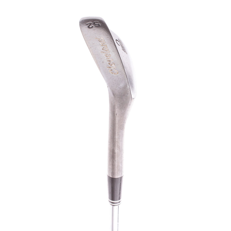 Cleveland CG12 Steel Men's Left Hand Gap Wedge 52 Degree 10 Bounce Wedge Flex - Cleveland Golf Traction