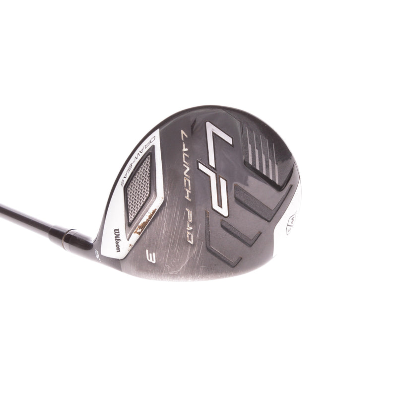 Wilson LAUNCH PAD DRAW BIAS Graphite Men's Right Hand Fairway 3 Wood 15 Degree Regular - GRAPHITE DESIGN G-TECH