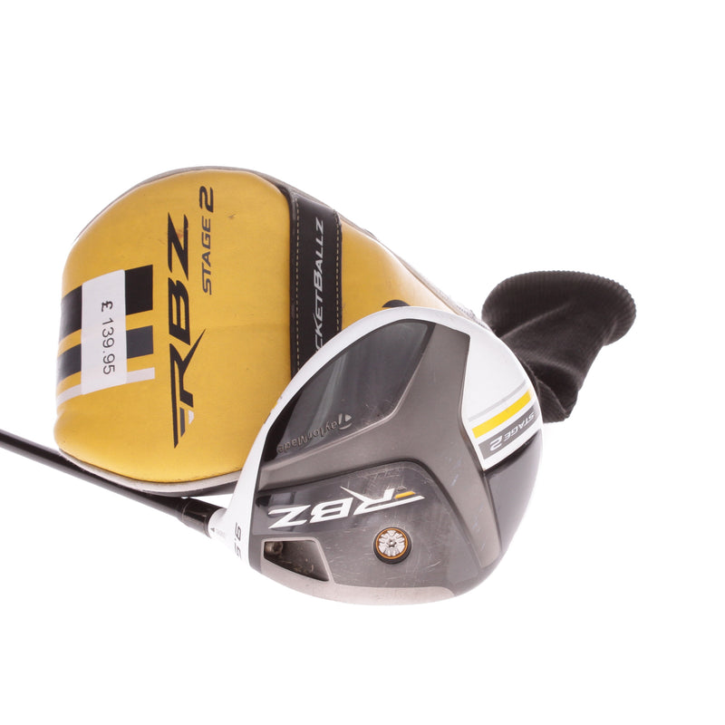 TaylorMade RBZ STAGE 2 Graphite Men's Right Hand Driver 9.5 Degree Stiff - Fujikura Rocketfuel 50