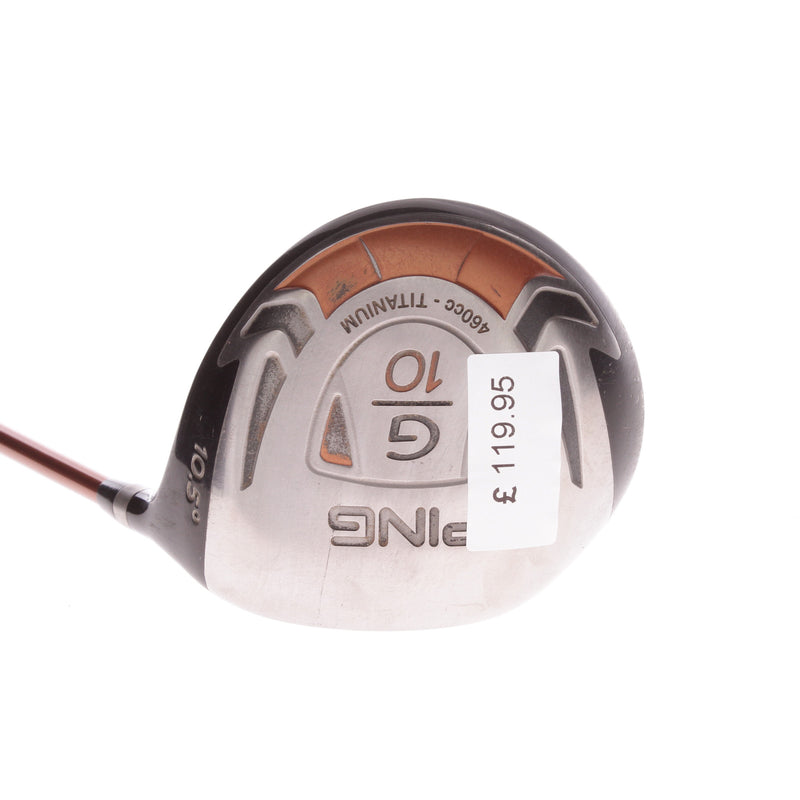 Ping G10 Graphite Men's Right Hand Driver 10.5 Degree Stiff - Ping TFC 129 D