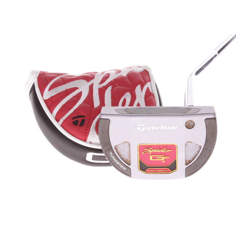 TaylorMade SPIDER GT NOTCHBACK Men's Right Hand Putter 34 Inches - Super Stroke Pistol GTR 1.0