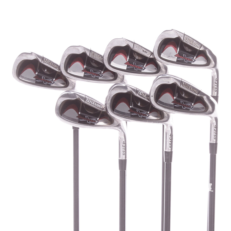 Wilson LINEAR XD Graphite Men's Right Hand Irons 5-SW Regular - Firestick