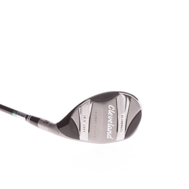 Cleveland GLIDERAIL H2 Graphite Men's Right Hand Hybrid 2 18 Degree Stiff - Matrix Ozik XCON-H6