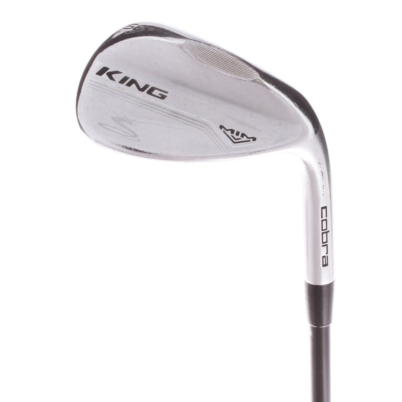 Cobra KING MIM Steel Mens Right Hand Sand Wedge 56 Degree Stiff - Dynamic Gold Dark Steel S200