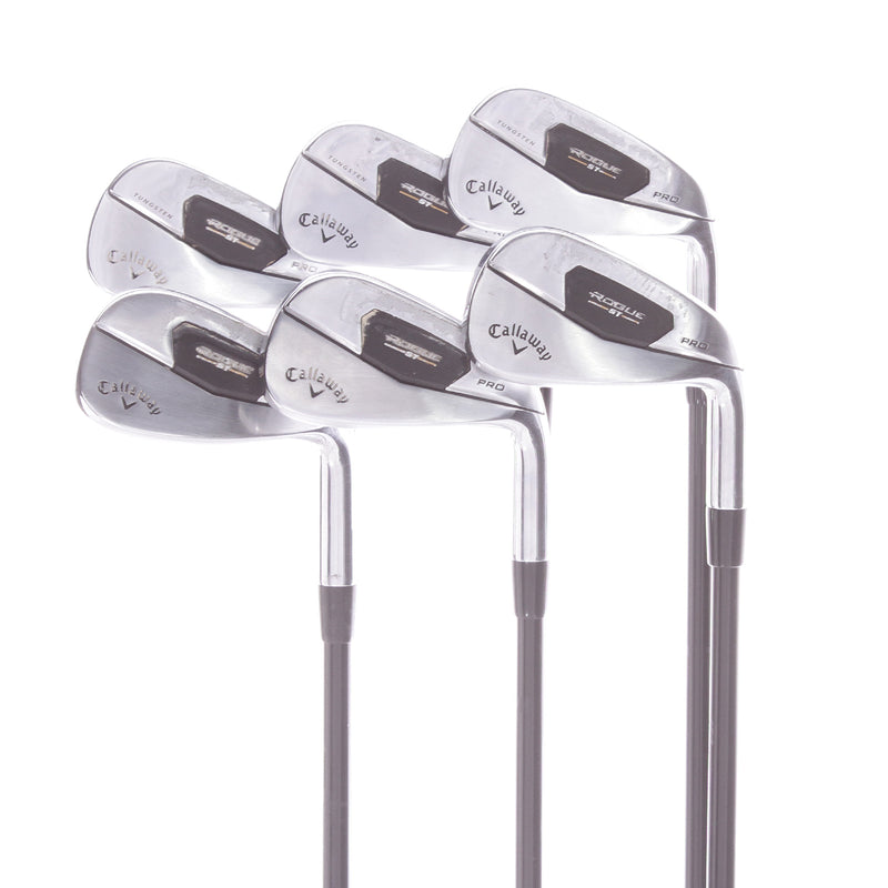 Callaway Rogue ST Graphite Men's Right Hand Irons 5-PW Regular - Tensei AV series 65 Grams