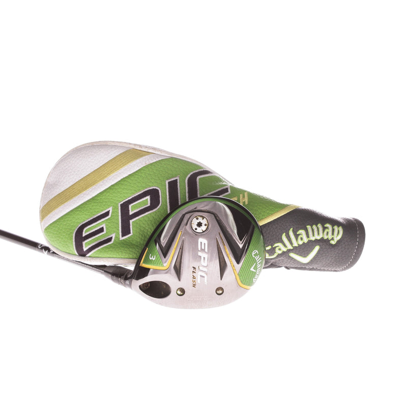 Callaway Epic Flash Graphite Men's Right Hand Fairway 3 Wood 15 Degree Stiff - Tense 75 Grams